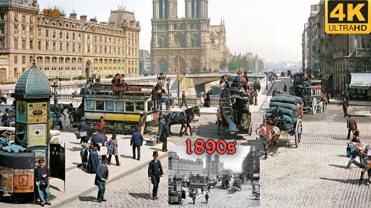 Magnificent Old Paris / HD Colorized