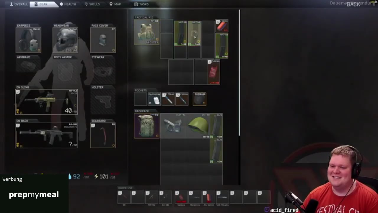 Moinas! Heute Tarkov und später Marathon!