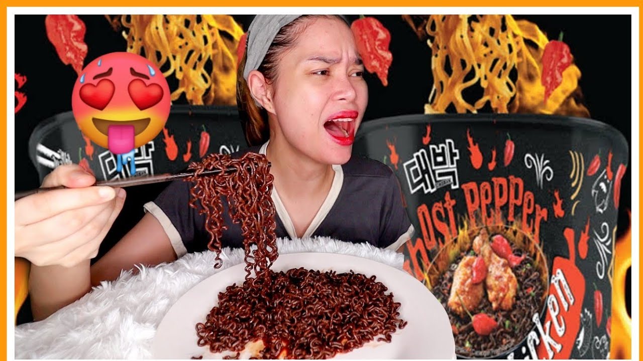 DAEBAK GHOST PEPPER NOODLE CHALLENGE | MAUBOS KO KAYA???