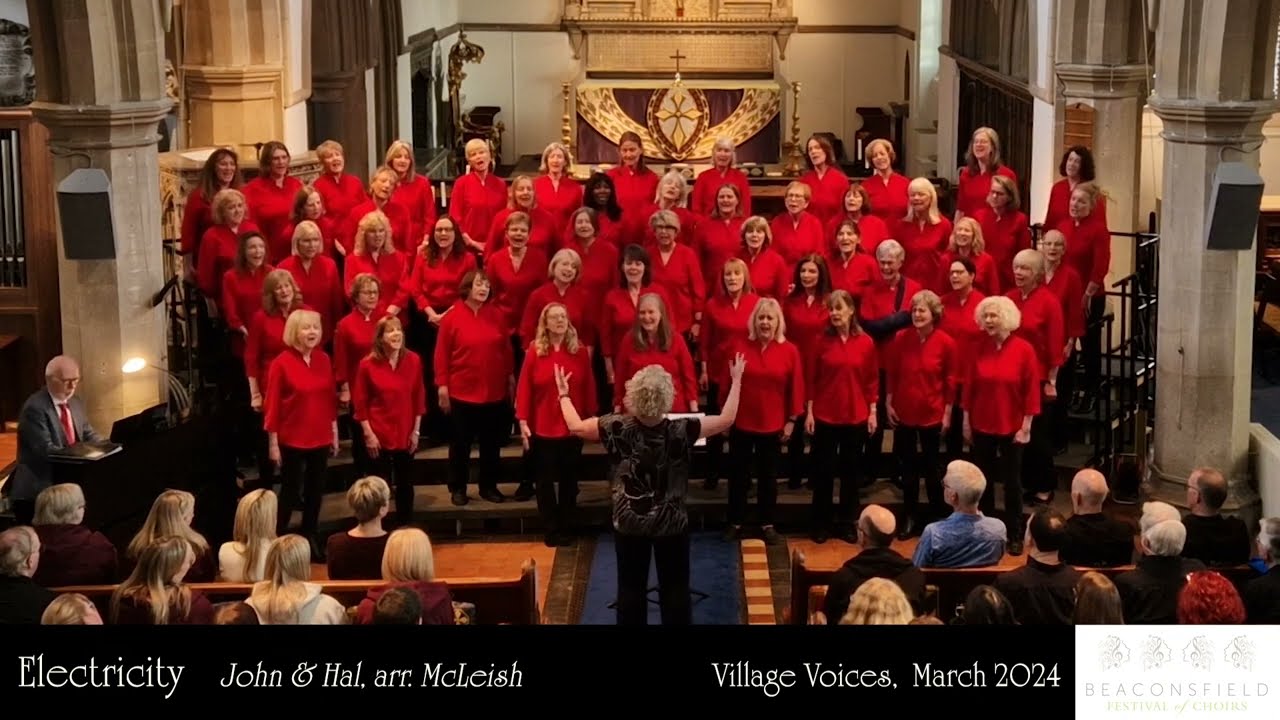 'Electricity' performed by Village Voices at the Beaconsfield Festival of Choirs, March 2024