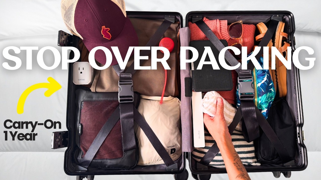 Packing with Carry-On Only for a YEAR -- Starting in Europe