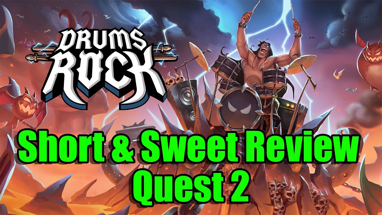 Drums Rock VR Quest 2 : A Short and Sweet Review in VR