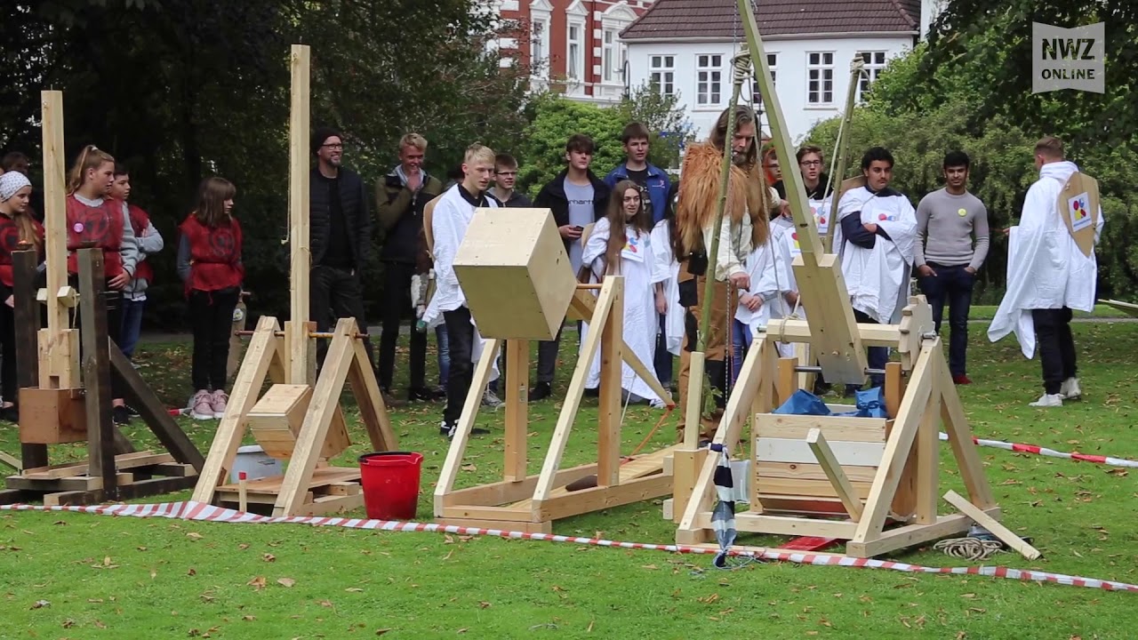 Katapult-Wettbewerb in Jever