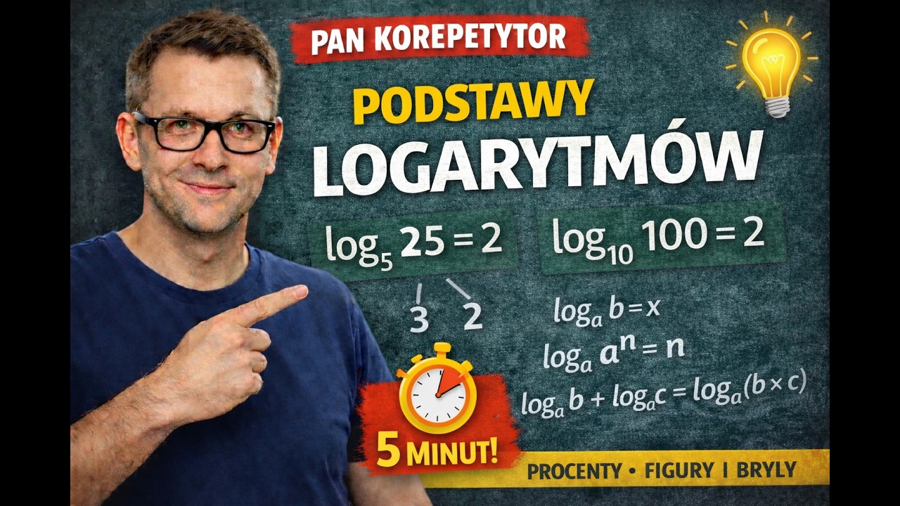 Logarytmy – podstawy w 5 minut! (log, wzór i przykłady)
