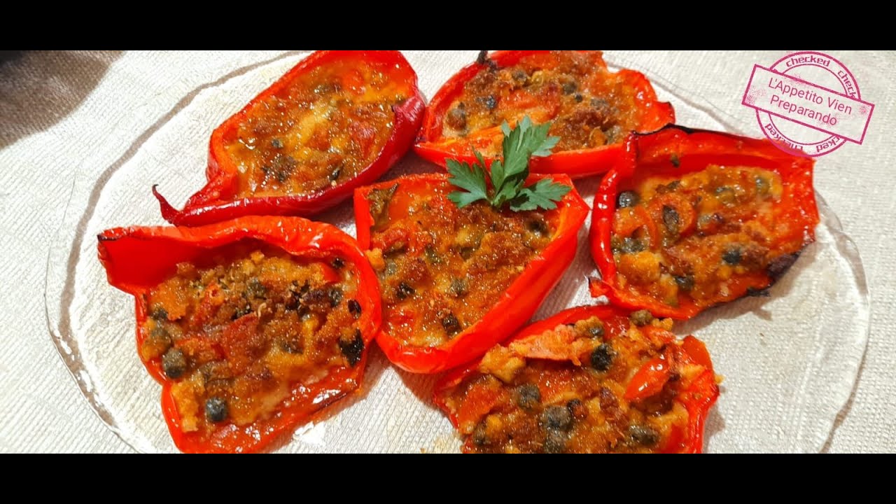 PEPERONI RIPIENI DI TONNO