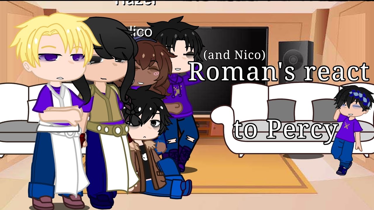 Romans (also Nico) react to Percy Jackson | prt.1