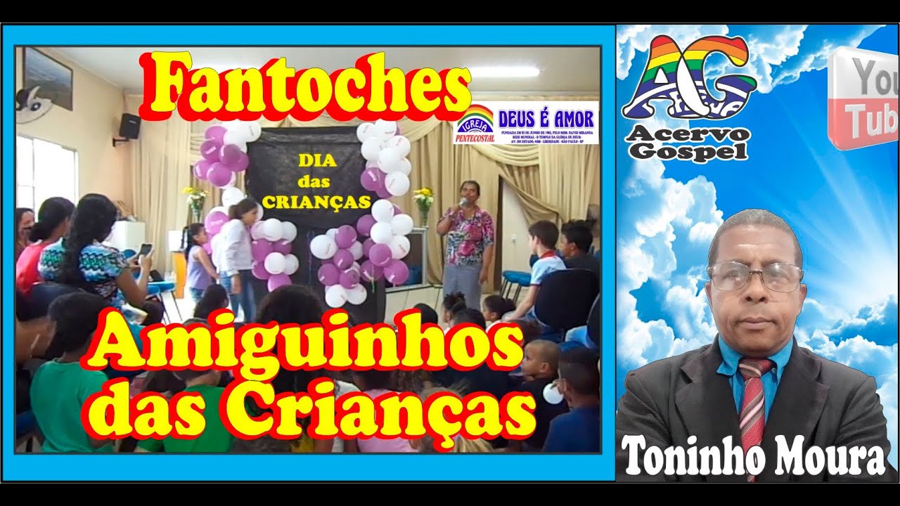 Fantoches Amiguinhos na Festa das Crianças (15/11/2014) IPDA Boa Sorte