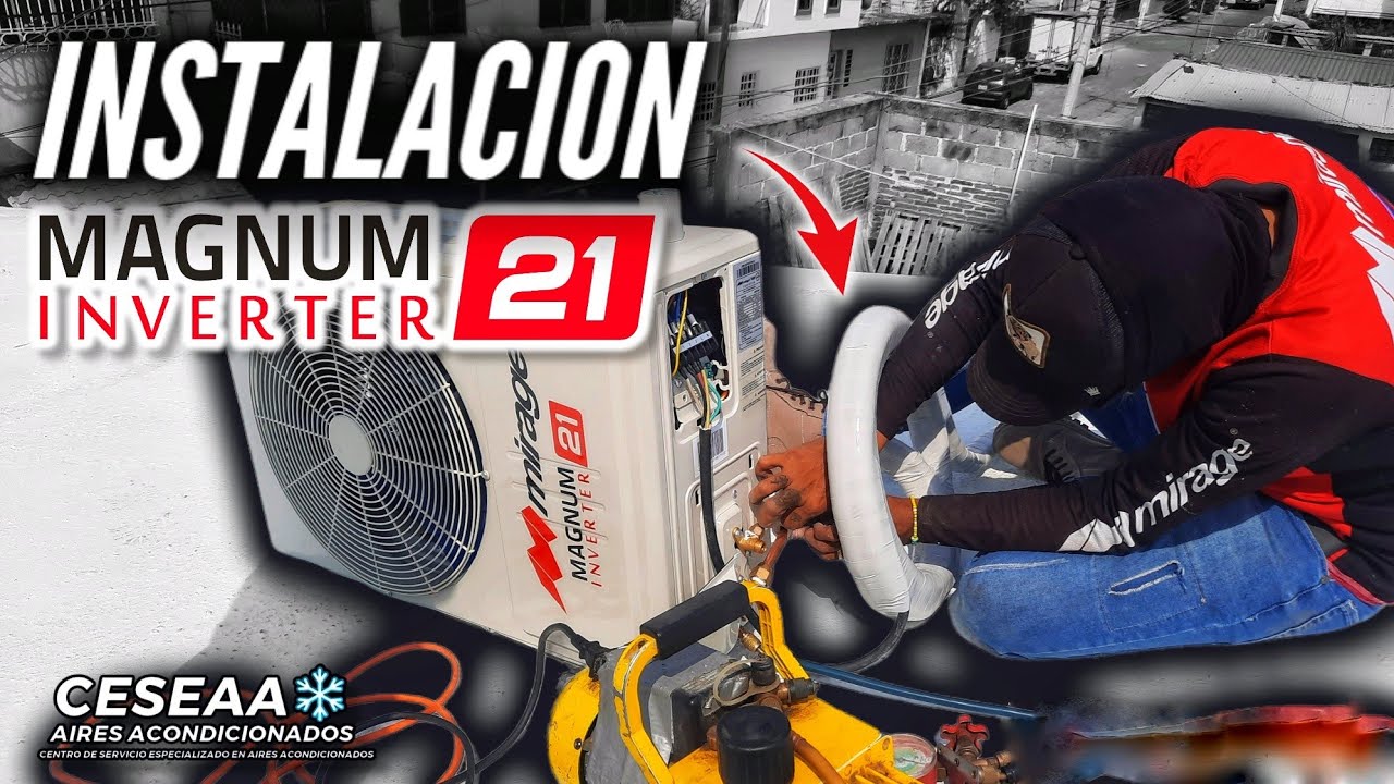 INSTALACION Mirage Magnum 21 Inverter 110V