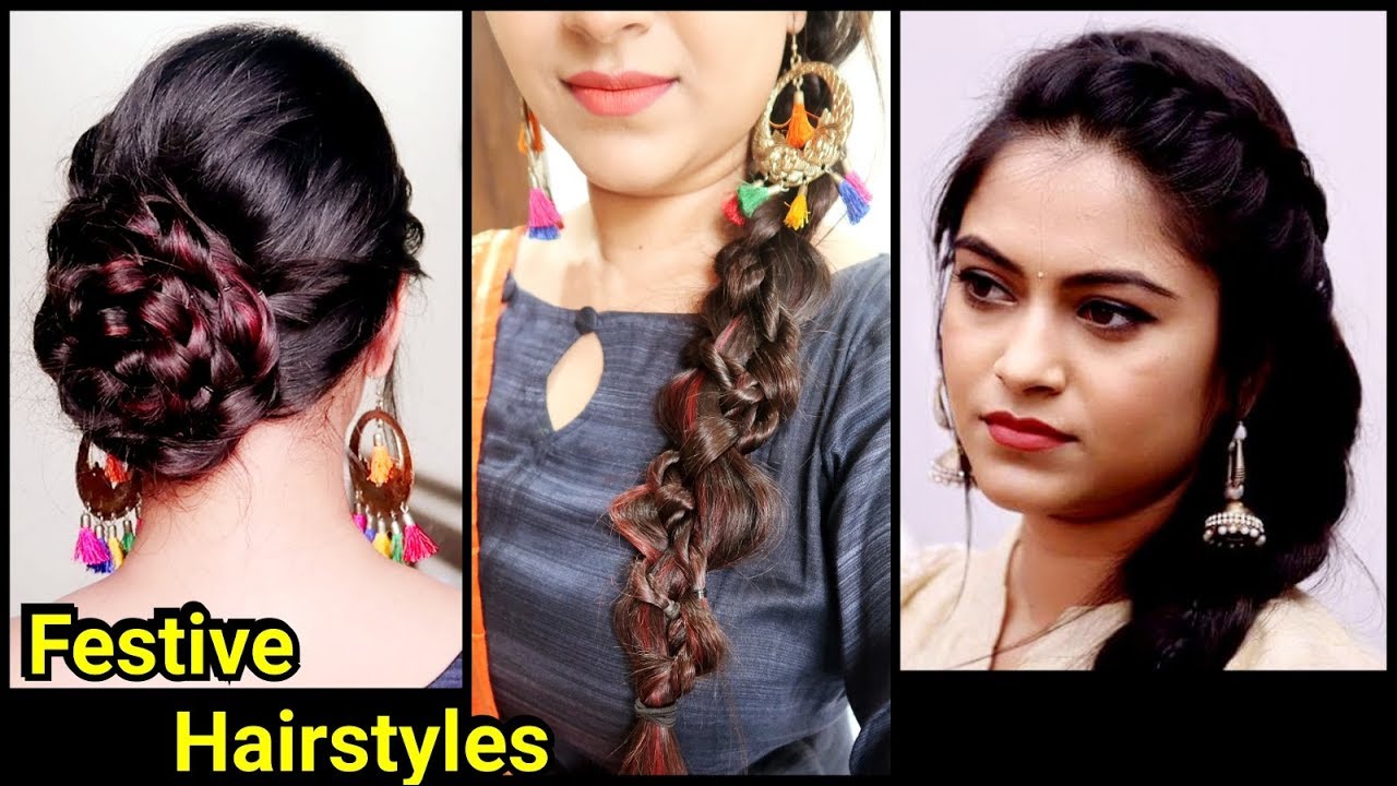 SuperEasy Festive Hairstyles+Hair Care Tips//Quick Hairstyles for Long Hair