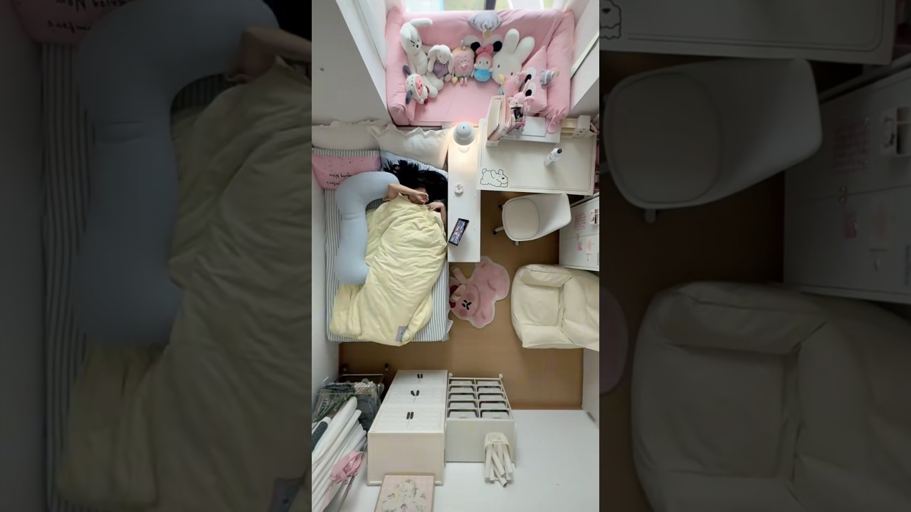 Cozy Room Makeover ✨💖 #youtubeshorts #viral #cozy #kpop #diy #roomtour #roommakeover