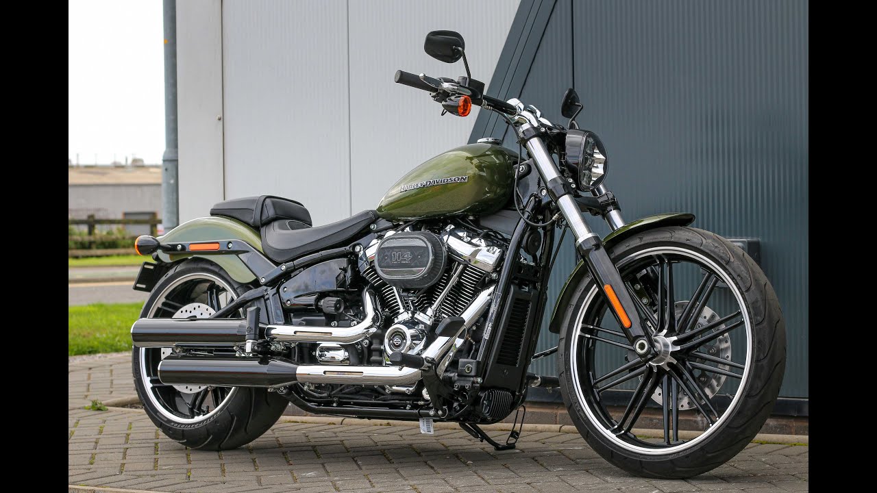 2022 Harley-Davidson FXBRS Breakout 114 in Mineral Green Metallic