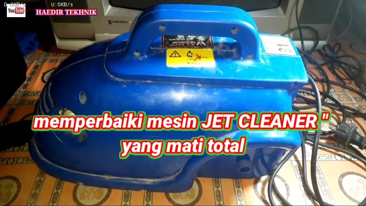 memperbaiki mesin JET CLEANER yang mati total tidak bisa nyala dengan sangat mudah
