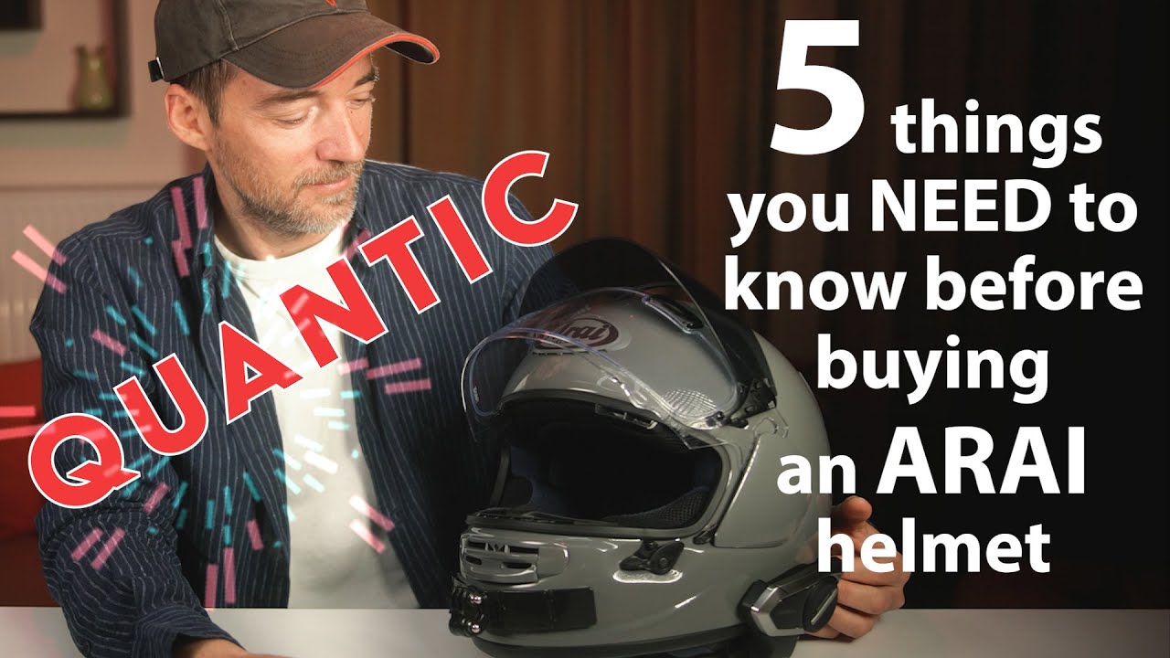 5 Things you NEED to know before buying an ARAI helmet | QUANTIC |