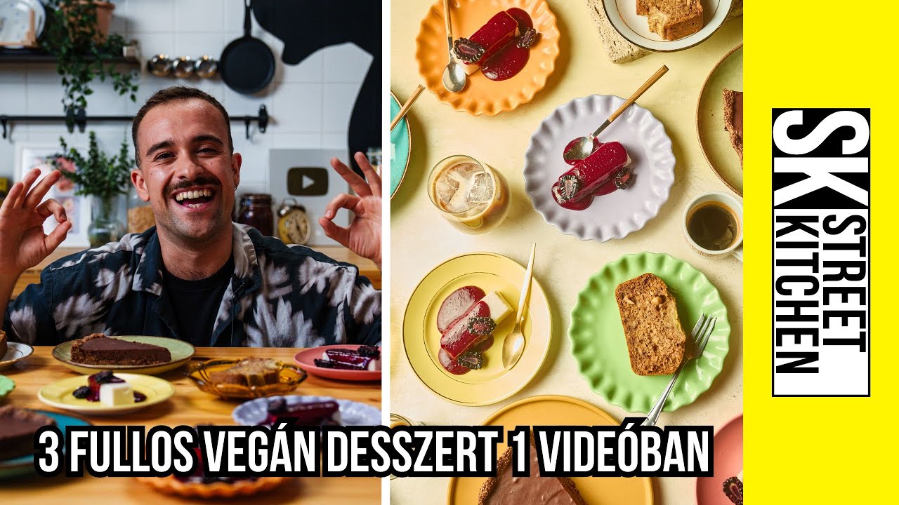 3 oltári finom VEGÁN DESSZERT 1 videóban