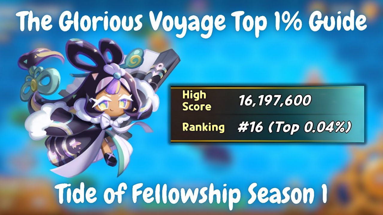 EASIEST TOP 1% ⛵ The BEST Glorious Voyage - Tide of Fellowship Season 1 Guide