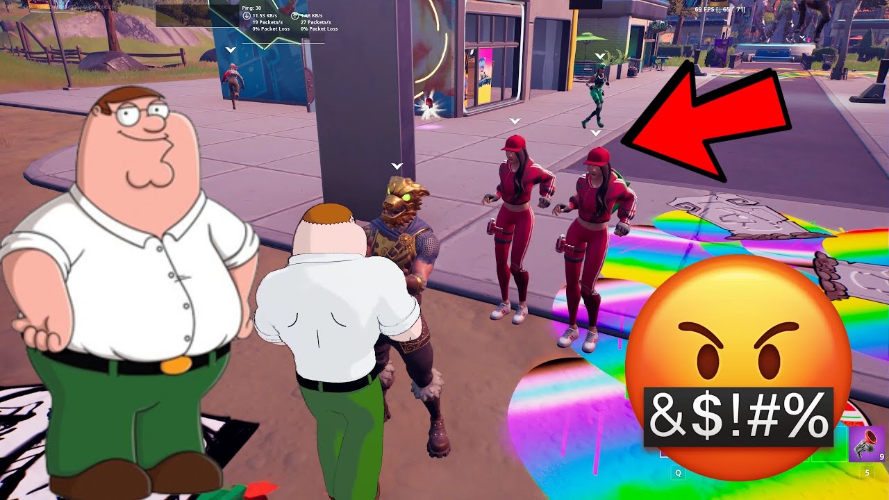 Реакция игроков на *НОВЫЙ* скин Питера Гриффина в Fortnite!