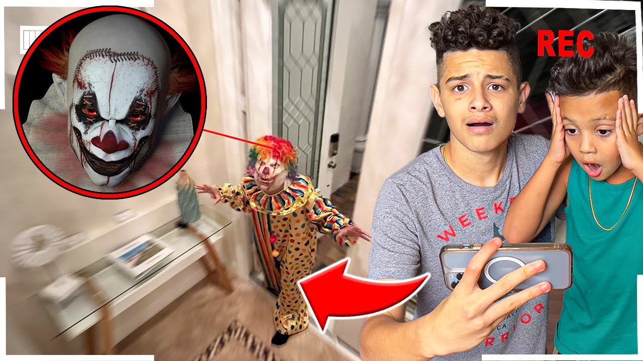 WHY DID WE OPEN THE DOOR?CLOWN WAS HUNGRY!!!