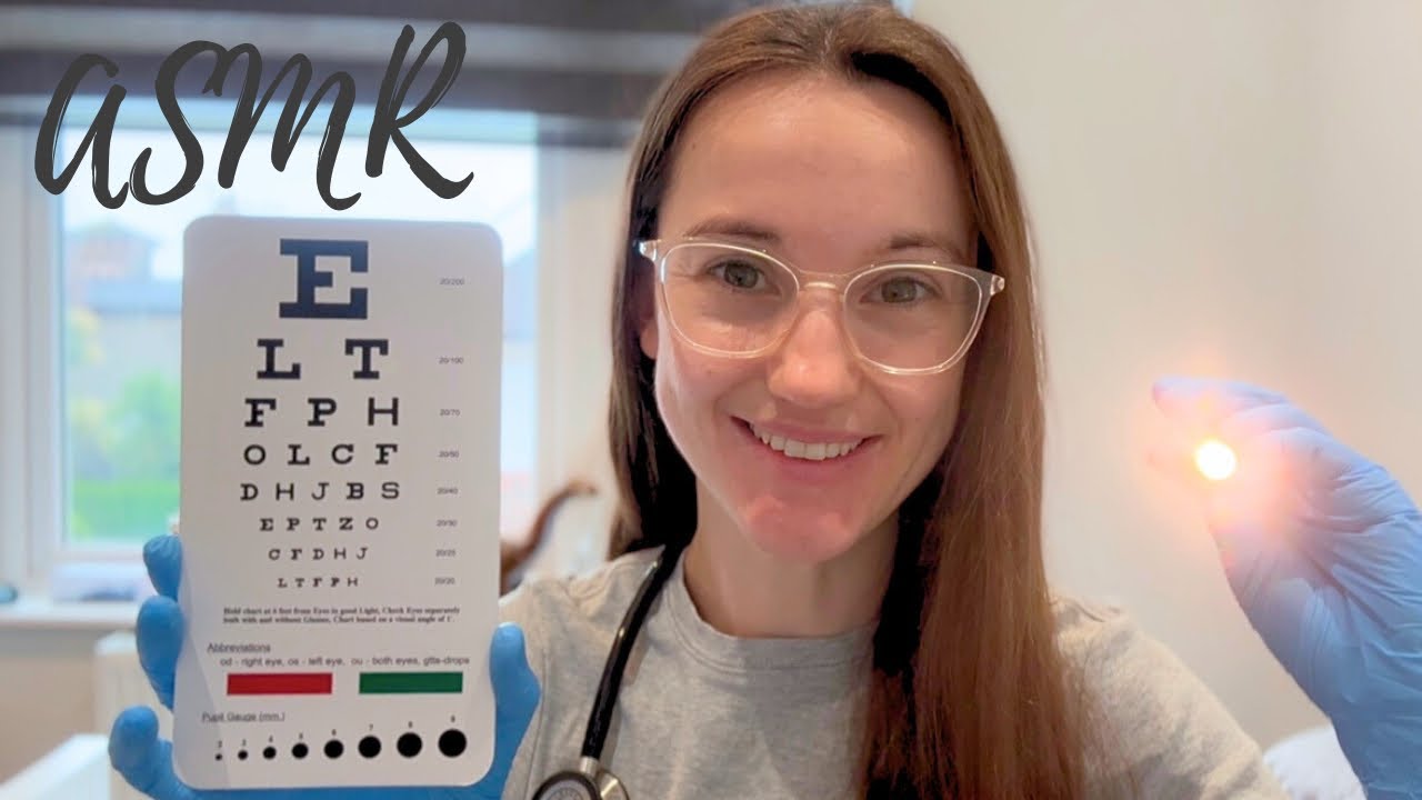 ASMR Cranial Nerve Exam 👩‍⚕️ Doctor Roleplay & Examination | Medical Student practices on you