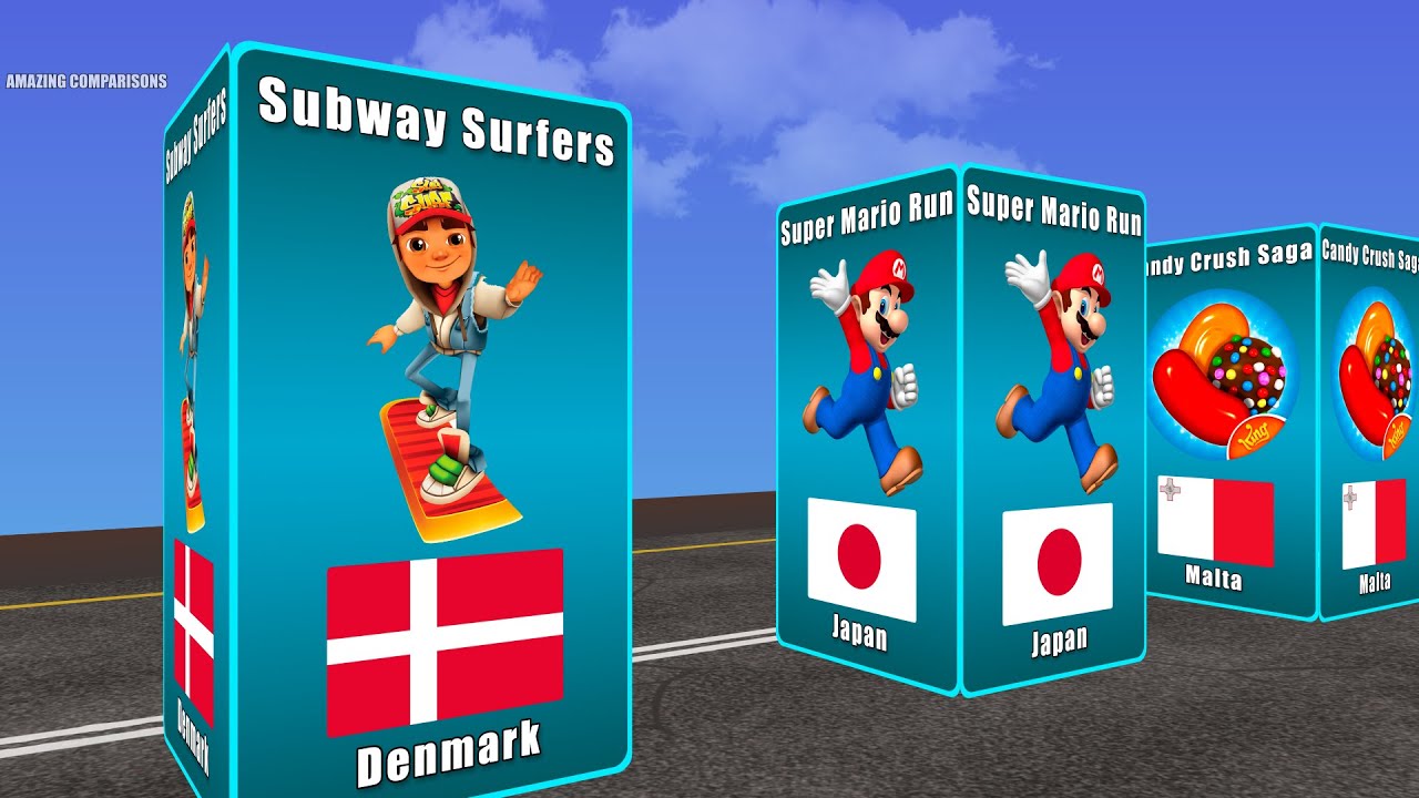 Games From Different Countries 3D