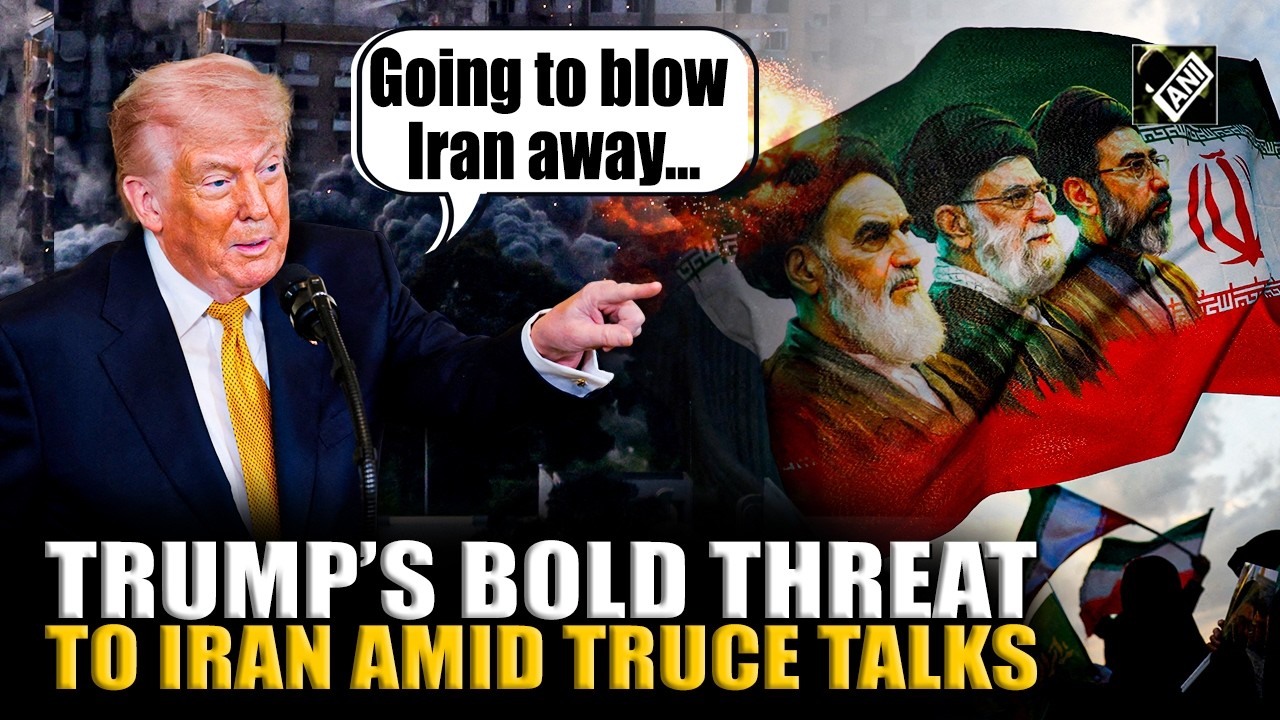 President Trump threatens Iran in a &lsquo;blatant&rsquo; warning to &lsquo;blow them away&rsquo; amid Peace efforts