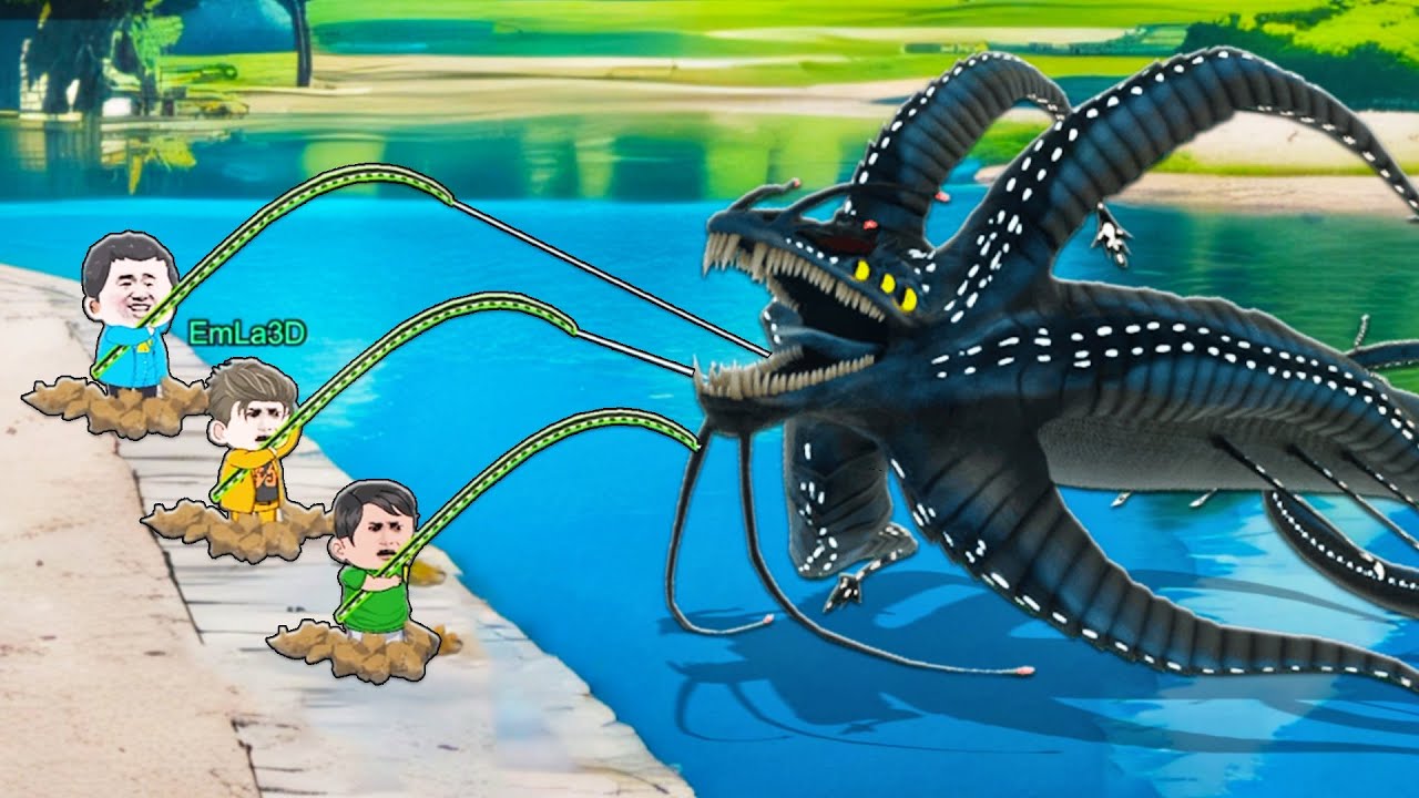 SLENDERMAN LẦN ĐẦU CHƠI CÂU CÁ VẠN CÂN SĂN SCP-LEVIATHAN