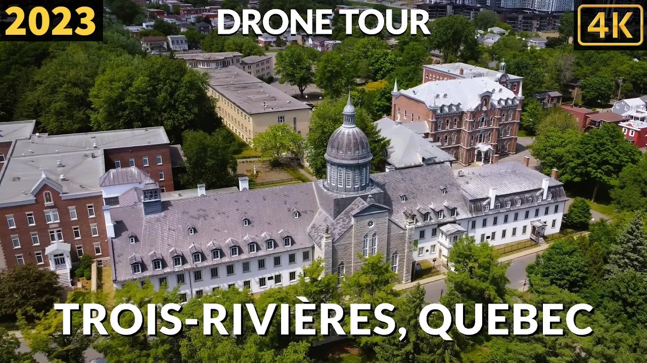 Trois-Rivières, Quebec 4K Drone Tour: Aerial Majesty with DJI Mini 2 | Explore the Heart of Mauricie