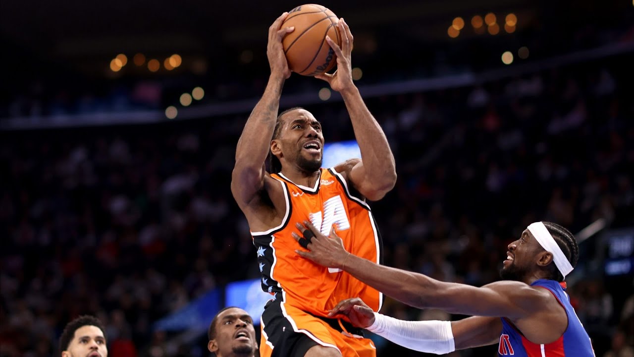 Kawhi Leonard 55 Pts Career High vs Pistons 5 Steals 3 Blocks!