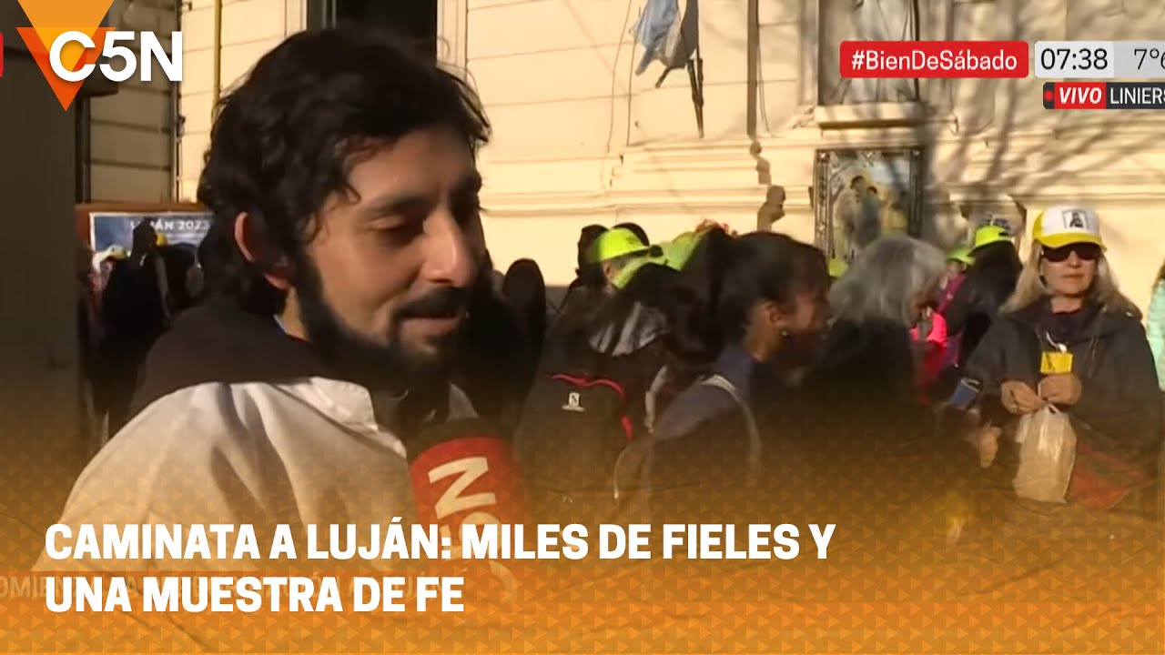 CAMINATA a LUJÁN: MILES de FIELES y una MUESTRA de FE