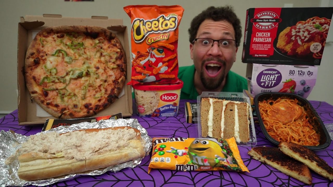 I Ate All My Mom's Favorite Foods Challenge