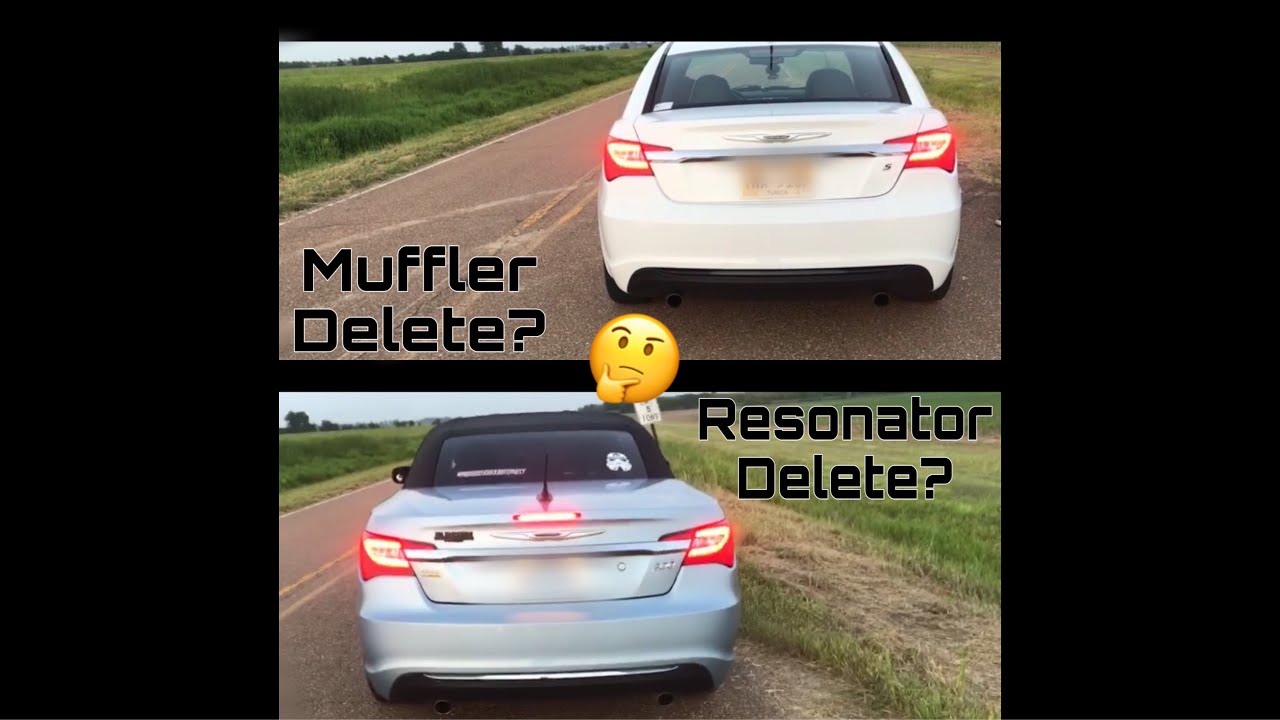 Chrysler 200 Muffler Delete vs. Resonator Delete