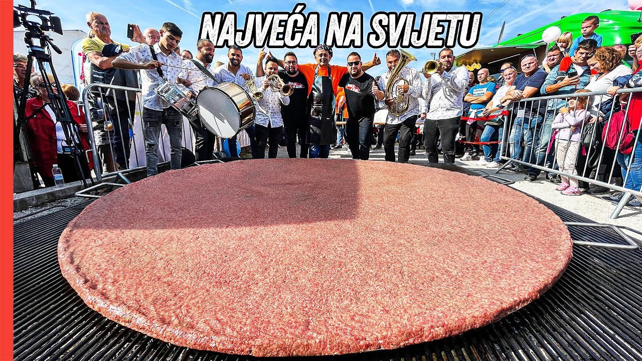 Pljeskavica od 75KG oborila svjetski rekord?! Čudo neviđeno!!!