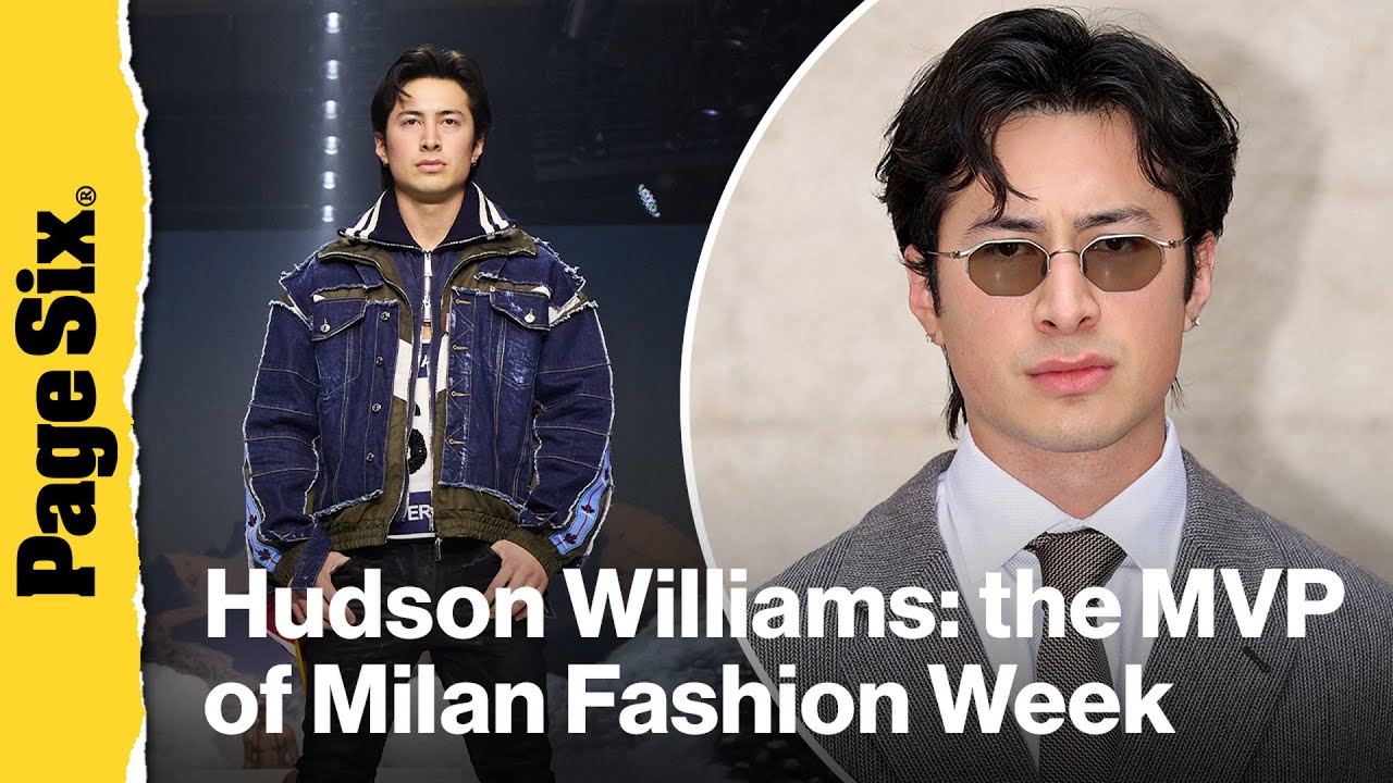 How 'Heated Rivalry' star Hudson Williams won Milan Fashion Week | Currently Trending