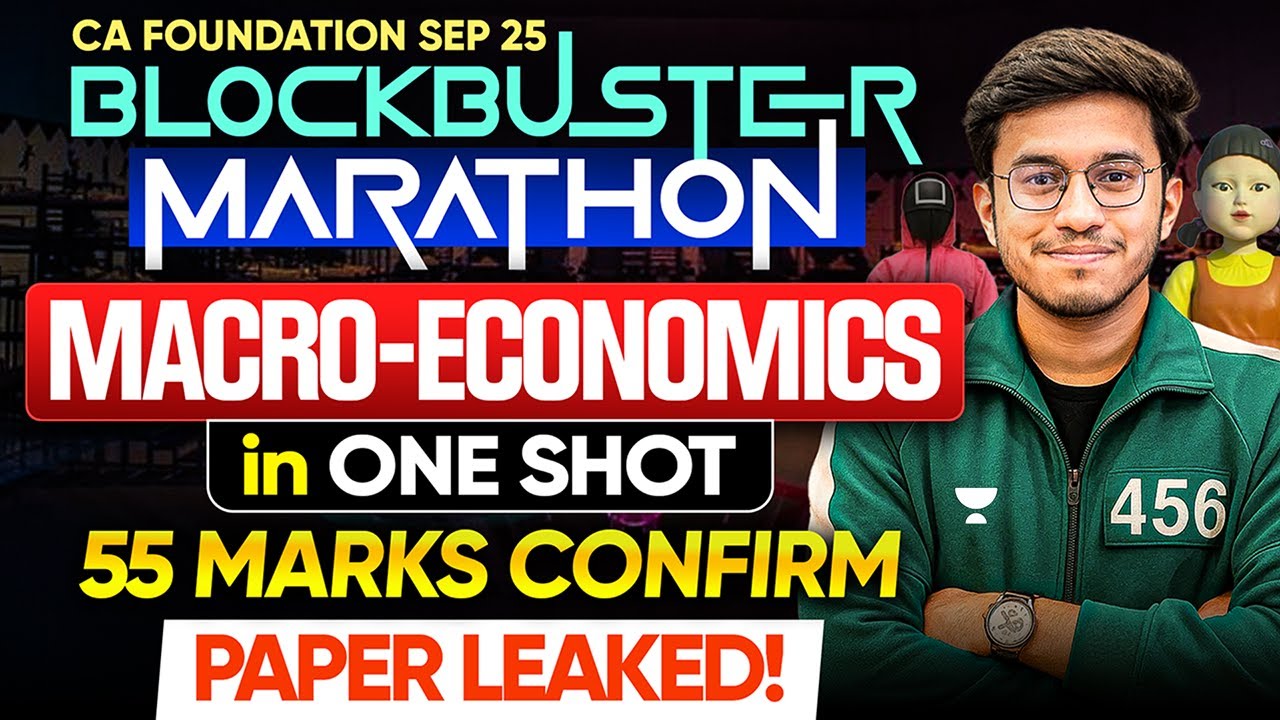CA Foundation Business Economics 100 Marks (PAPER LEAK) Marathon Sep 25 Jan 26 Aditya Shivhare ICAI