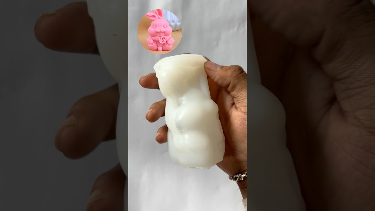 Create adorable candles with our Rabbit Silicone Candle Mold 
