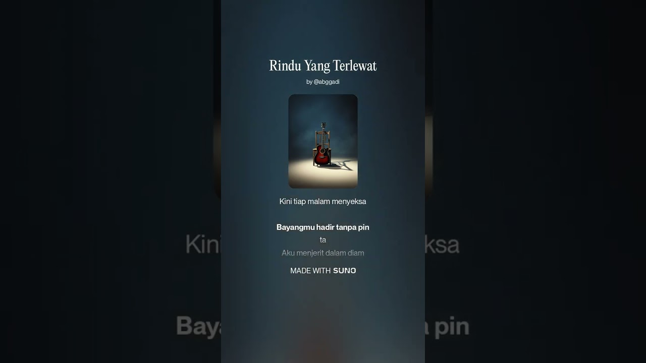 Rindu Yang Terlewat