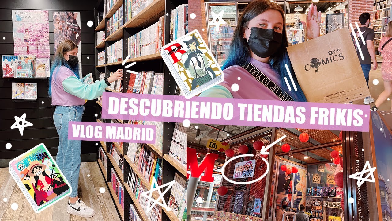 DESCUBRIENDO TIENDAS FRIKIS POR MADRID | Vlog + Haul de Compras