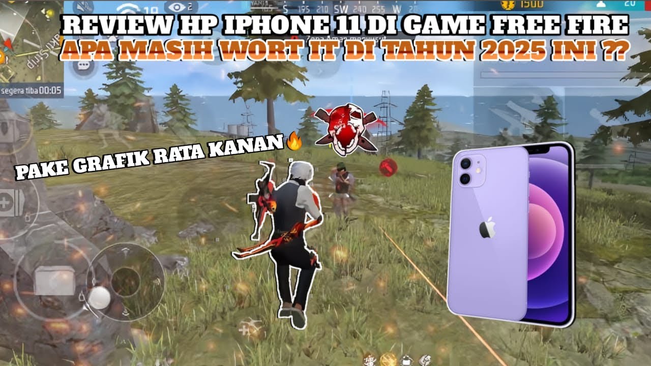 REVIEW HP IPHONE 11 DI GAME FREE FIRE PAKE GRAFIK RATA KANAN APA MASIH WORT IT DI TAHUN 2025?