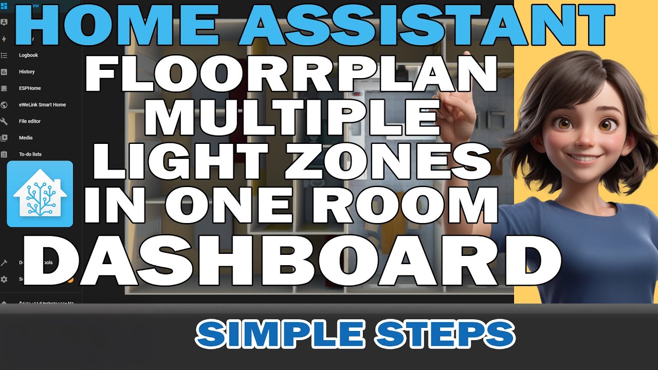 Custom Multi Zones Floorplan 💡 Dashboard Home Assistant | step by step