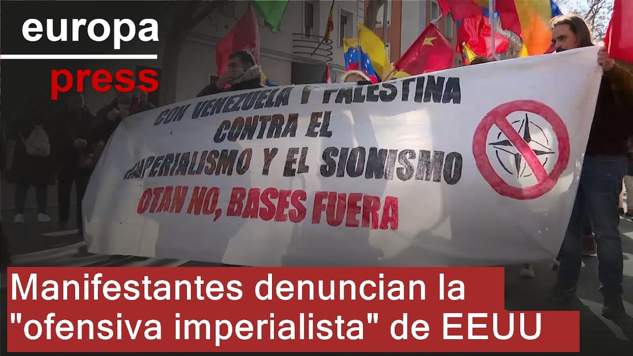 Manifestantes denuncian en Madrid la 