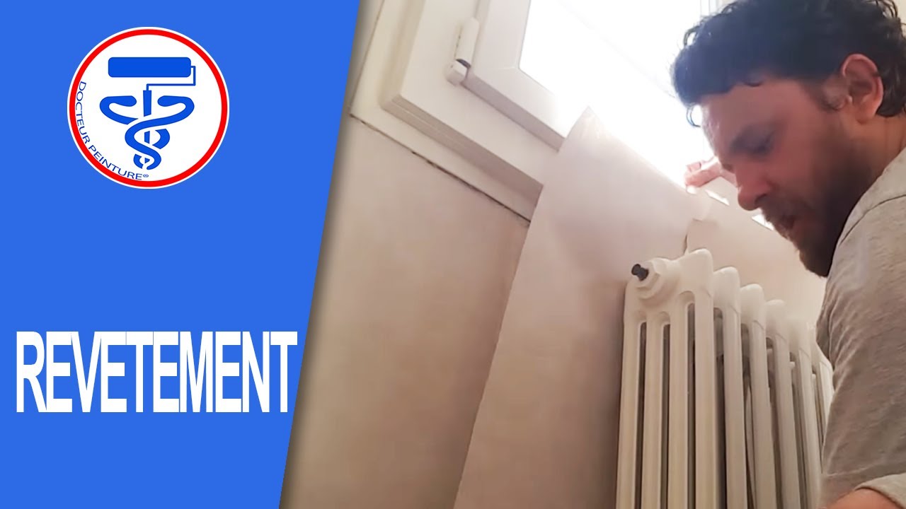 Comment poser un papier peint intissé | TUTO COMPLET (avec passage de radiateur)
