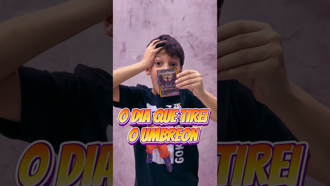 O DIA QUE EU TIREI O UMBREON EX DE EVOLUÇÕES PRISMÁTICAS 