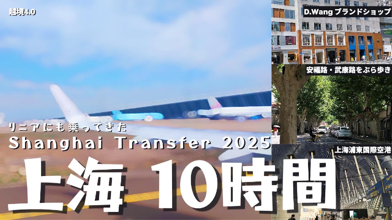 【中国・上海🇨🇳】マジでおしゃれ！？世界屈指の大都市を街歩きトランジット観光