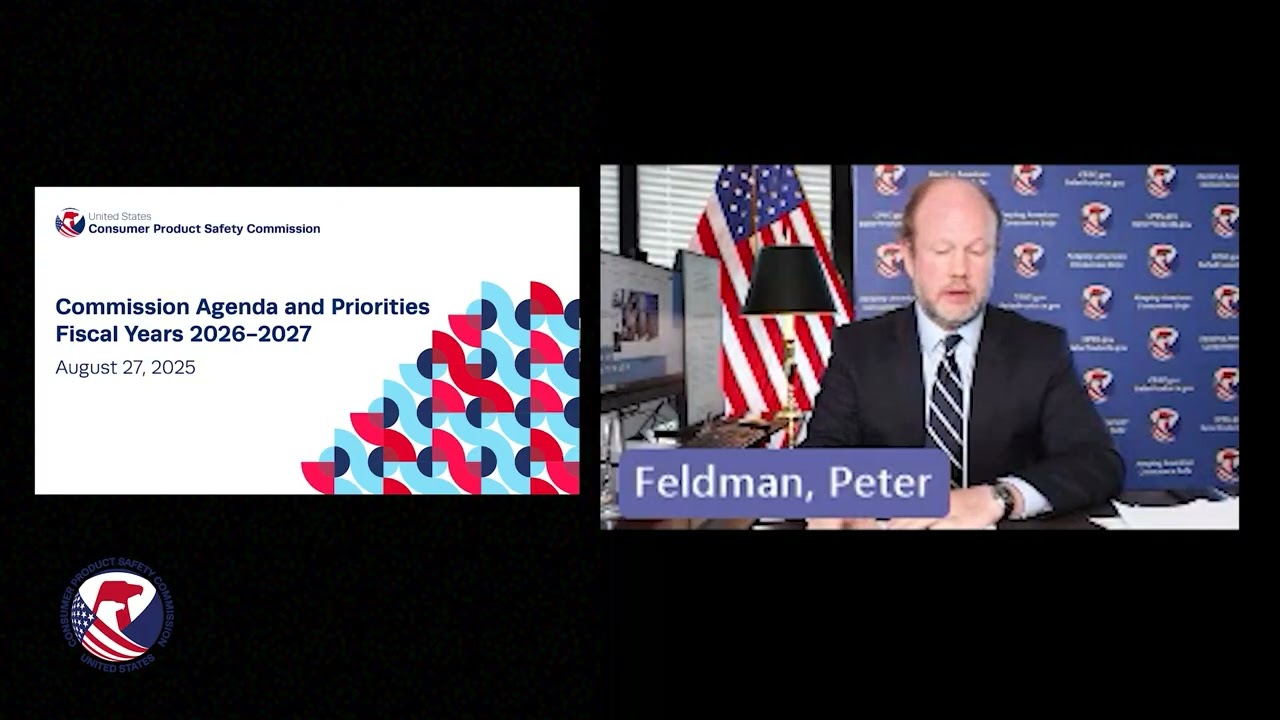 CPSC Commission Meeting | Commission Agenda and Priorities FY 26 & 27