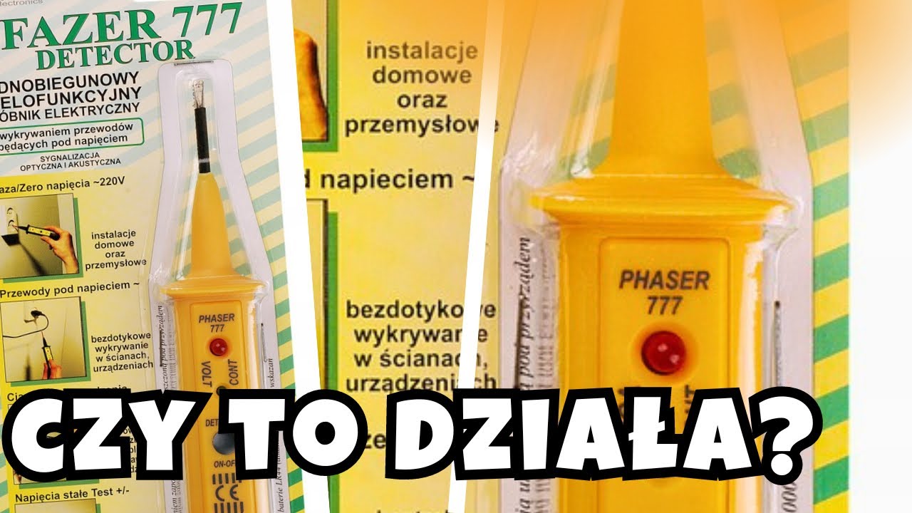 TANI DETEKTOR FAZER 777! Czy warto kupić? Czy wykrywa przewody w ścianie?