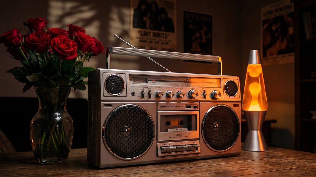 Vintage Cassette Radio – Love Songs We Rewound in the 80s