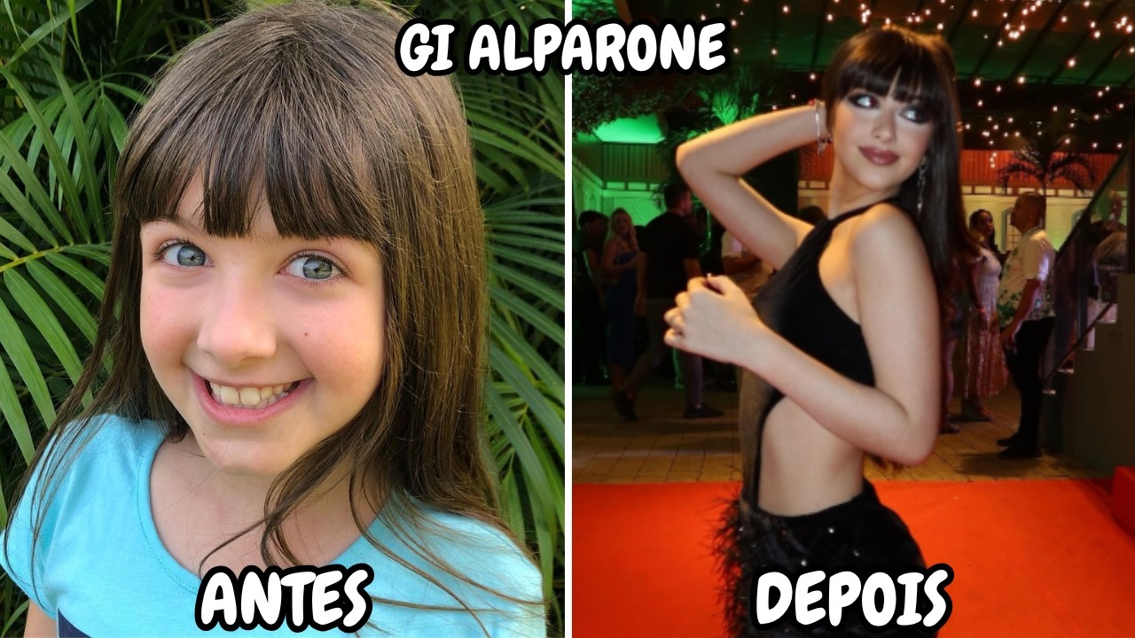 ANTES e DEPOIS de Luccas Neto e Gi Alparone | Eles evoluíram MUITO!
