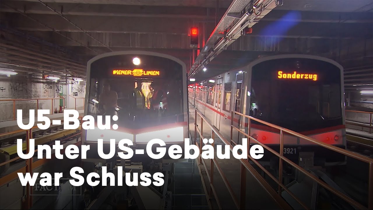 U5-Bau: Warum unter US-Gebäude vorerst Schluss war