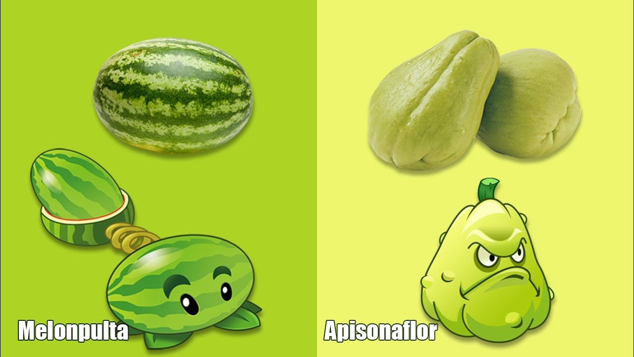 Plants Vs Zombies 2 Plantas en la Vida Real con Imágenes