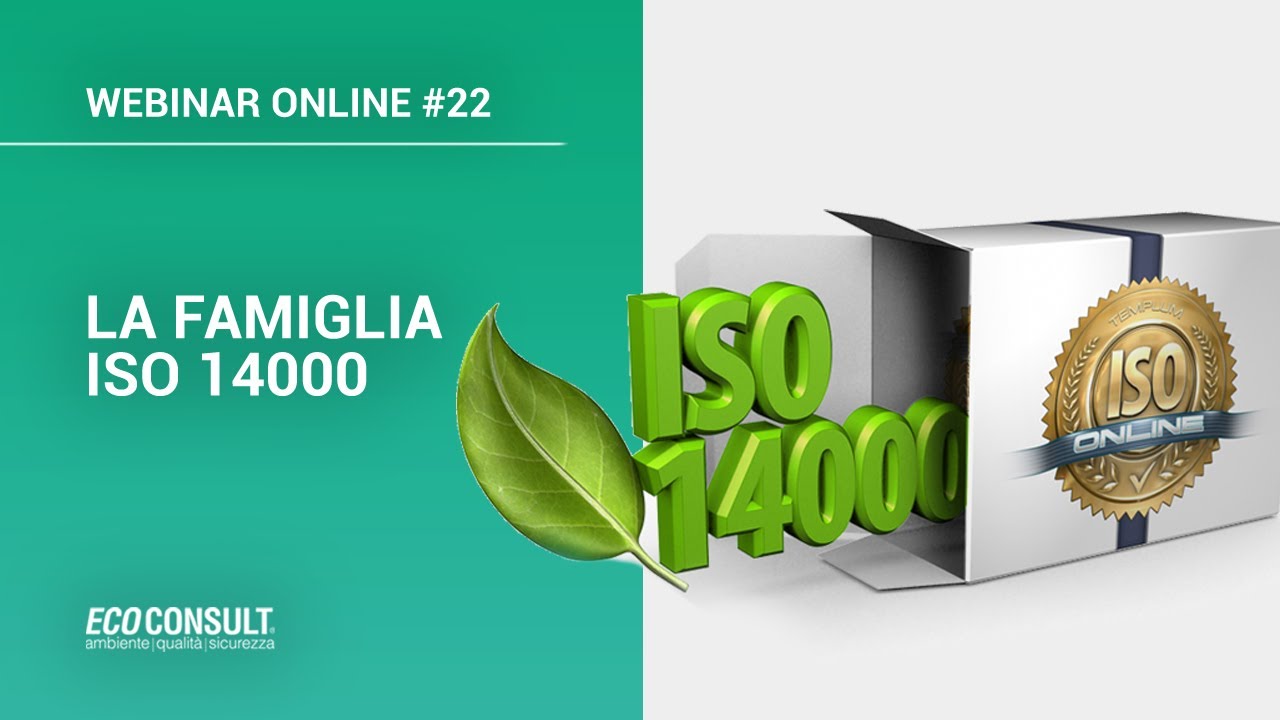 ✅ La famiglia ISO 14000