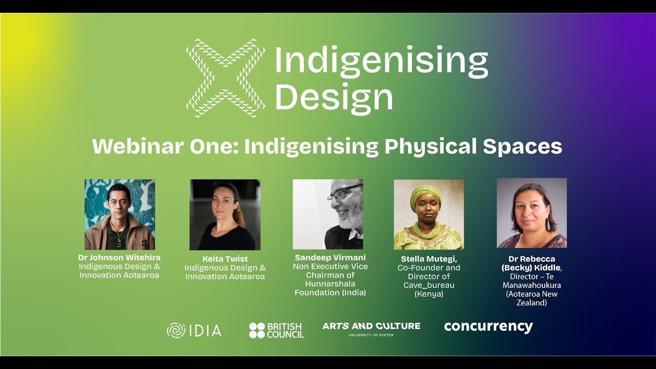 Indigenising Design Webinar Series | Webinar One: Indigenising Physical Spaces | 19 Nov 2024
